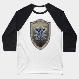 Stormfront (Shield silver Celtic Rope on wood) Baseball T-Shirt